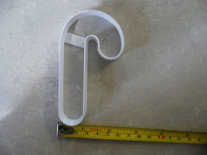 Candy Cane Shape Outline Christmas Holiday Cookie Cutter Made In USA PR2935