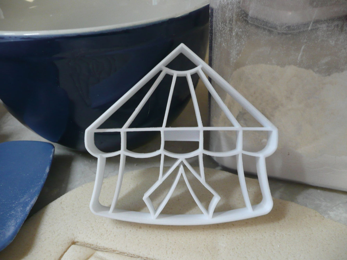 Circus Tent Carnival Stripes Big Top Striped Cookie Cutter Made In USA PR2965
