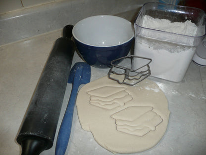 Smore Smores Graham Cracker Sandwich Campfire Cookie Cutter Made In USA PR2897