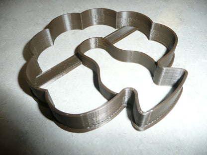 Turkey Forward Facing Bird Thanksgiving Holiday Cookie Cutter Made In USA PR2941