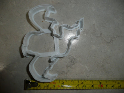 Flying Ghost Outline Spooky Haunted Halloween Cookie Cutter Made In USA PR2940