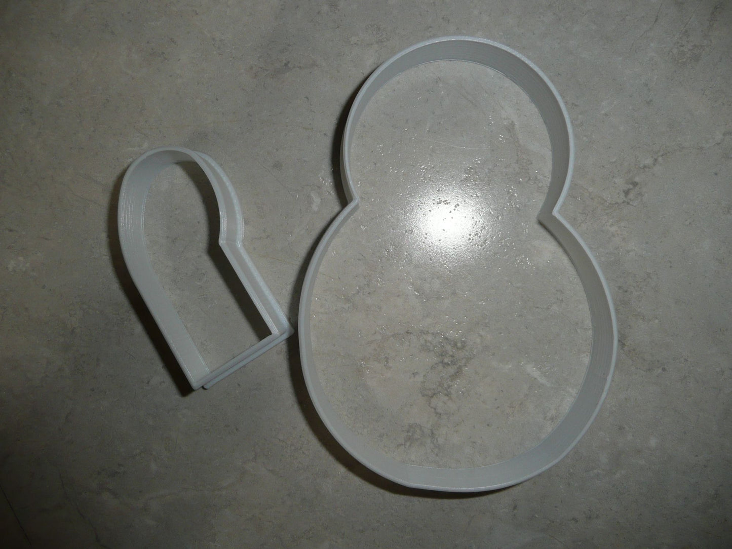 Snowman Posable Arm 2 Pieces Winter Holiday Cookie Cutter Made In USA PR2976
