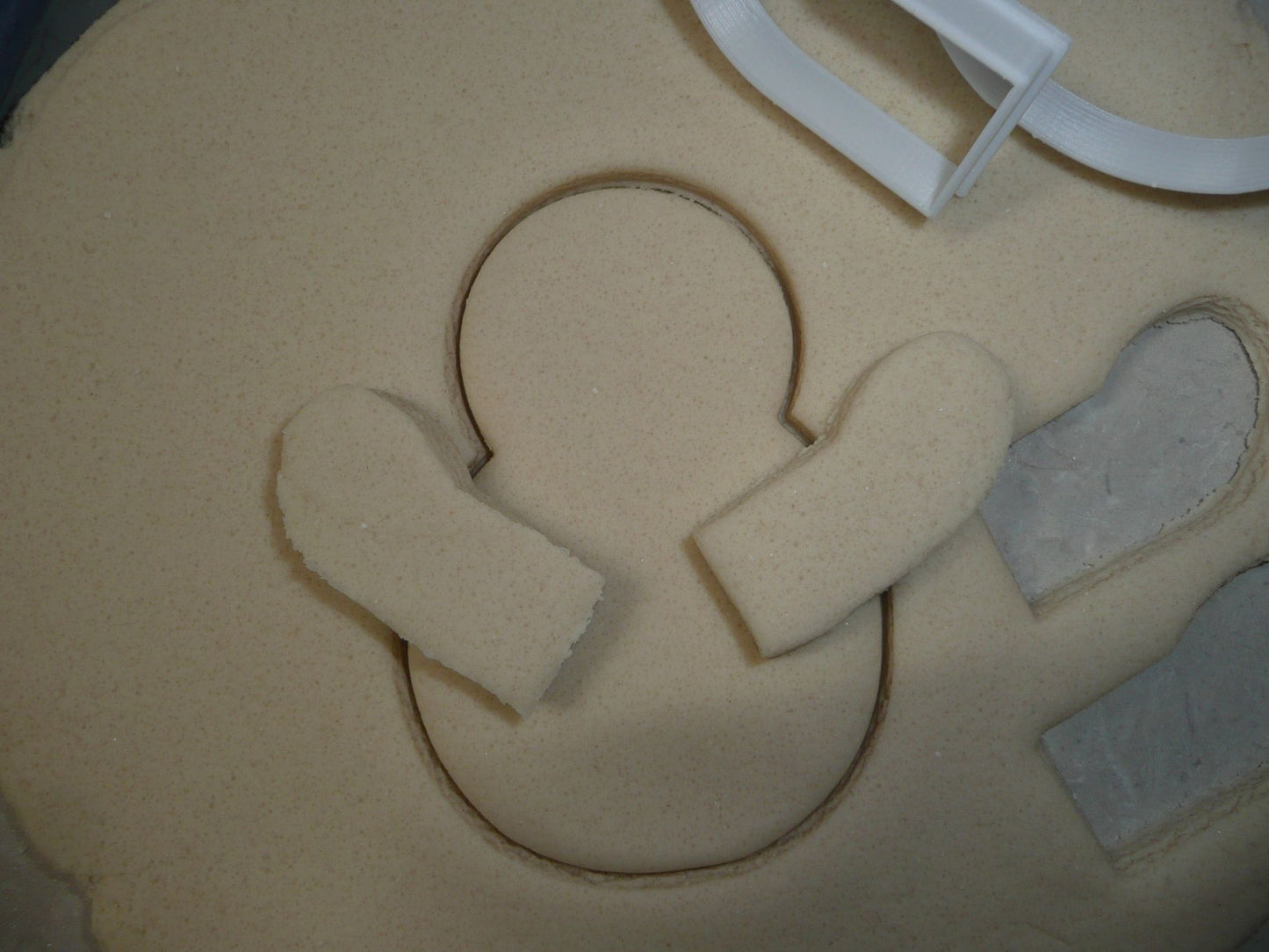 Snowman Posable Arm 2 Pieces Winter Holiday Cookie Cutter Made In USA PR2976