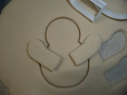 Snowman Posable Arm 2 Pieces Winter Holiday Cookie Cutter Made In USA PR2976