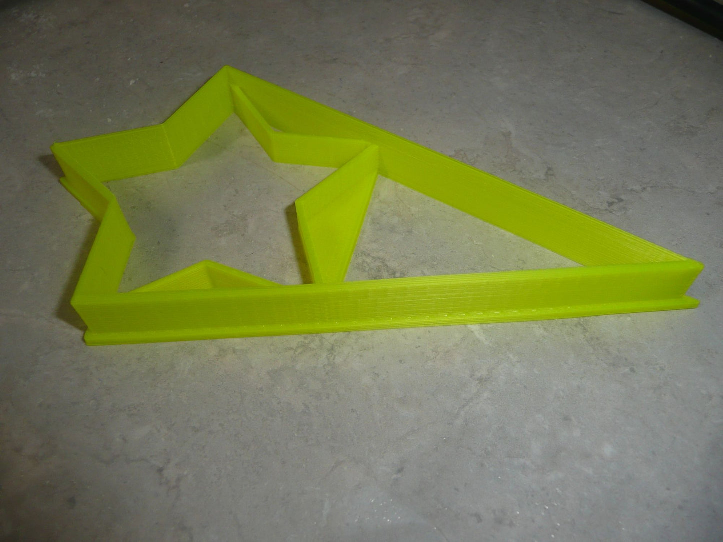 Star With Triangle Large Size Award Design Flag Cookie Cutter Made In USA PR3046