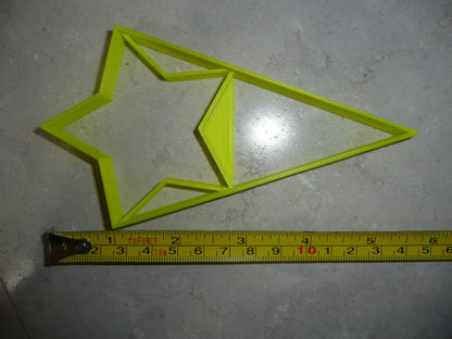 Star With Triangle Large Size Award Design Flag Cookie Cutter Made In USA PR3046