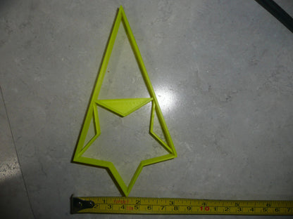 Star With Triangle Large Size Award Design Flag Cookie Cutter Made In USA PR3046