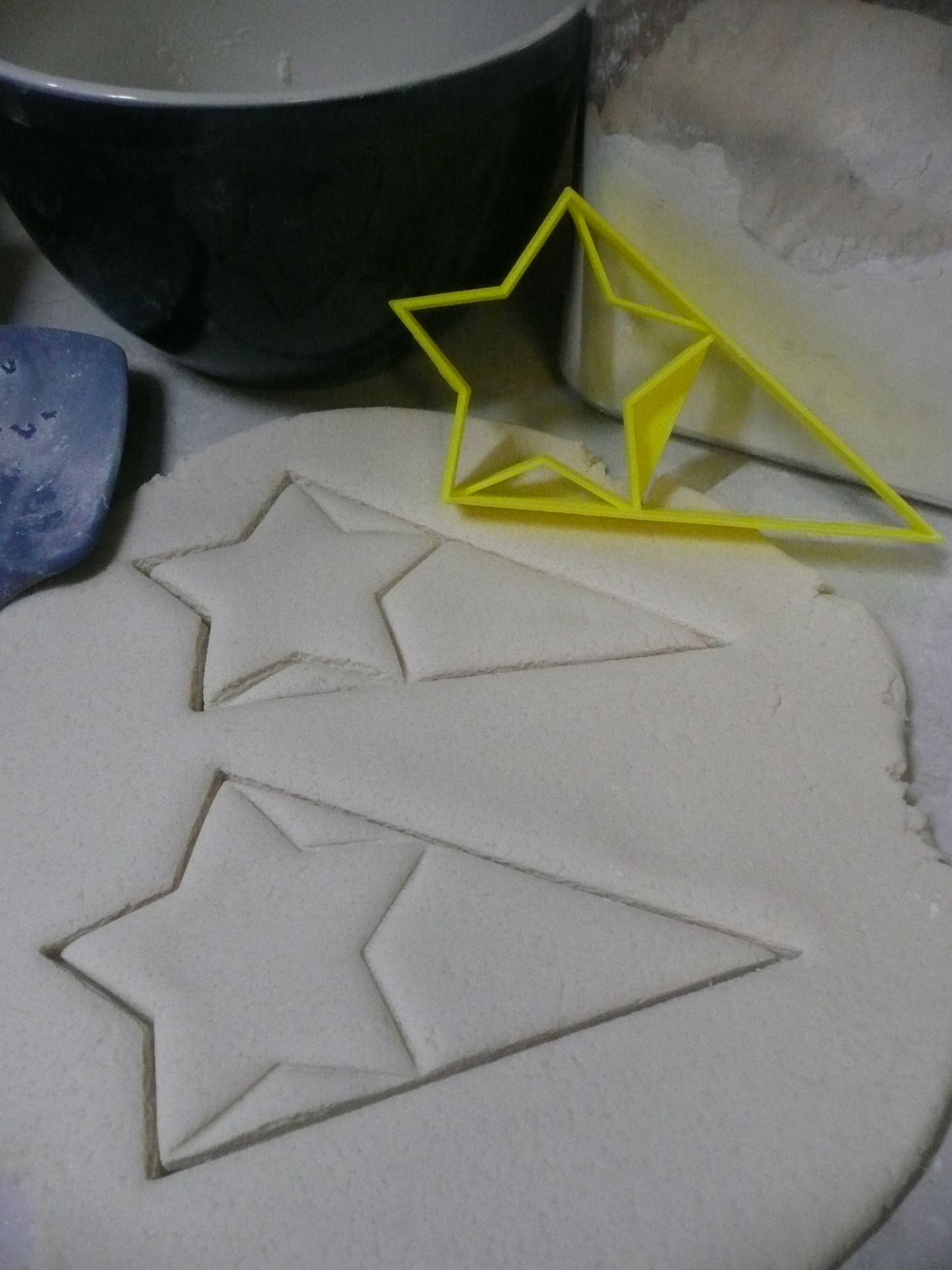 Star With Triangle Large Size Award Design Flag Cookie Cutter Made In USA PR3046
