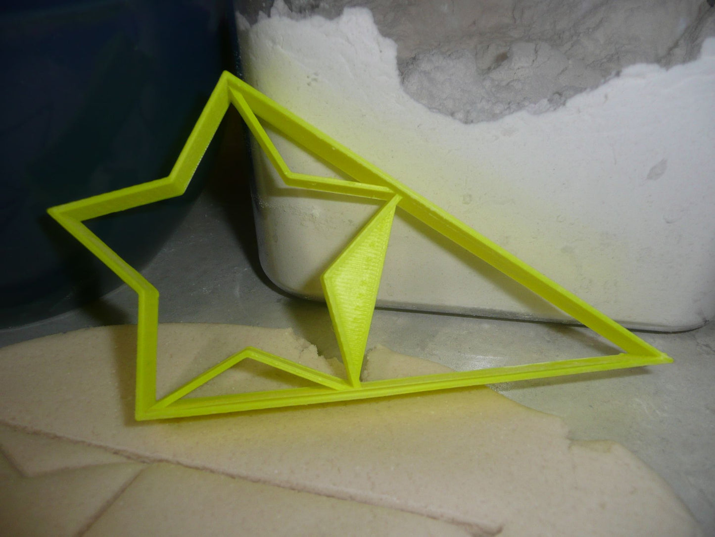 Star With Triangle Large Size Award Design Flag Cookie Cutter Made In USA PR3046