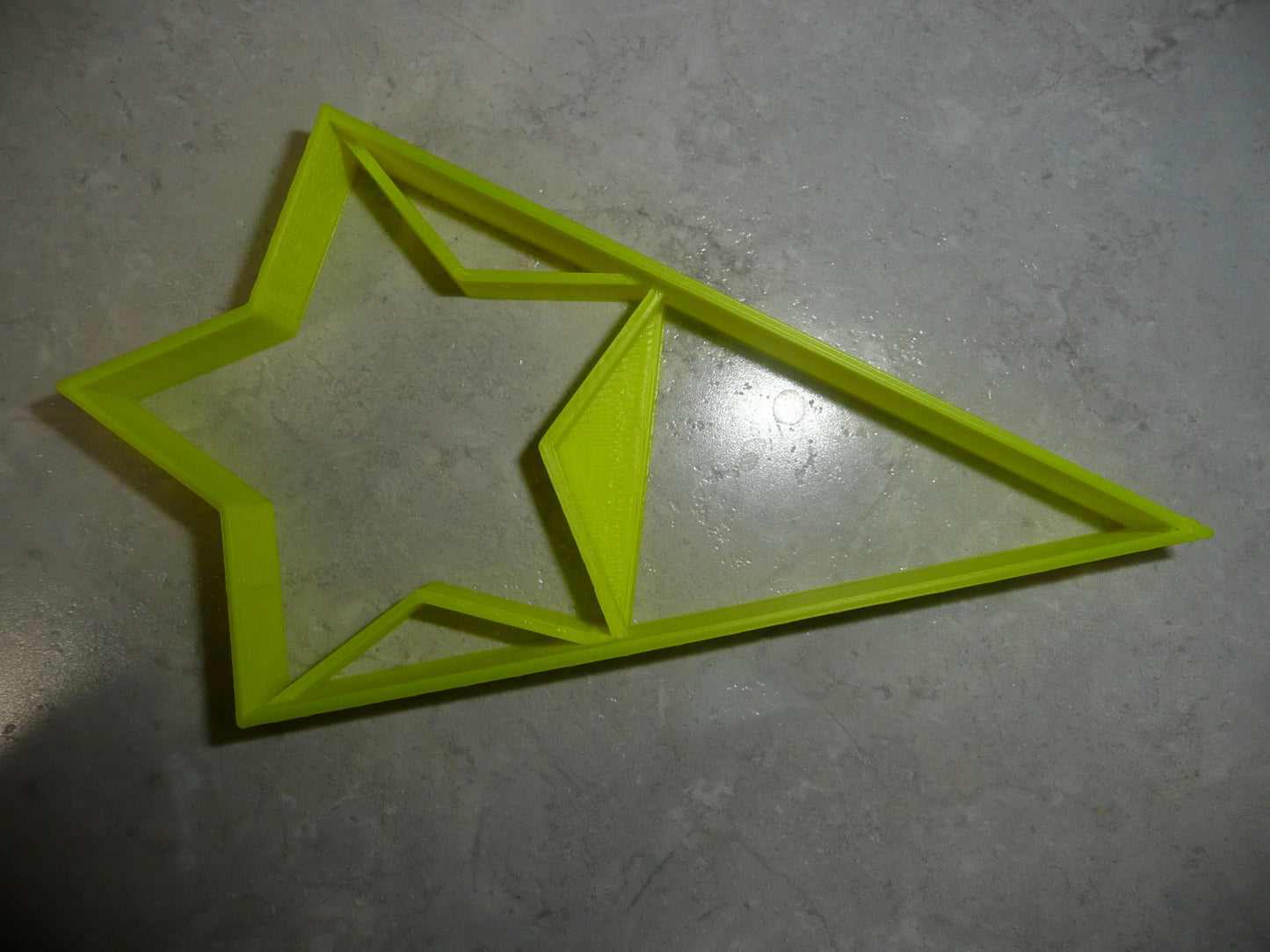 Star With Triangle Medium Design Flag Award Cookie Cutter Made In USA PR3047