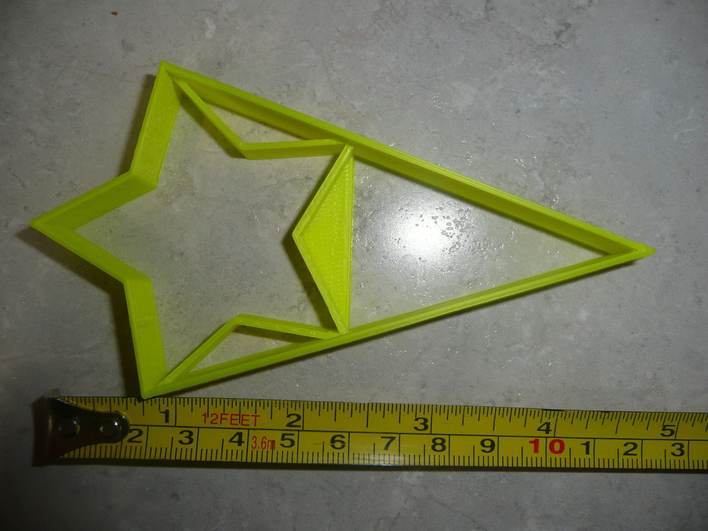 Star With Triangle Medium Design Flag Award Cookie Cutter Made In USA PR3047