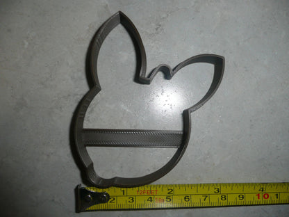 Rudolph the Reindeer Face Outline Cartoon Cookie Cutter Made In USA PR3049
