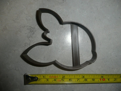 Rudolph the Reindeer Face Outline Cartoon Cookie Cutter Made In USA PR3049
