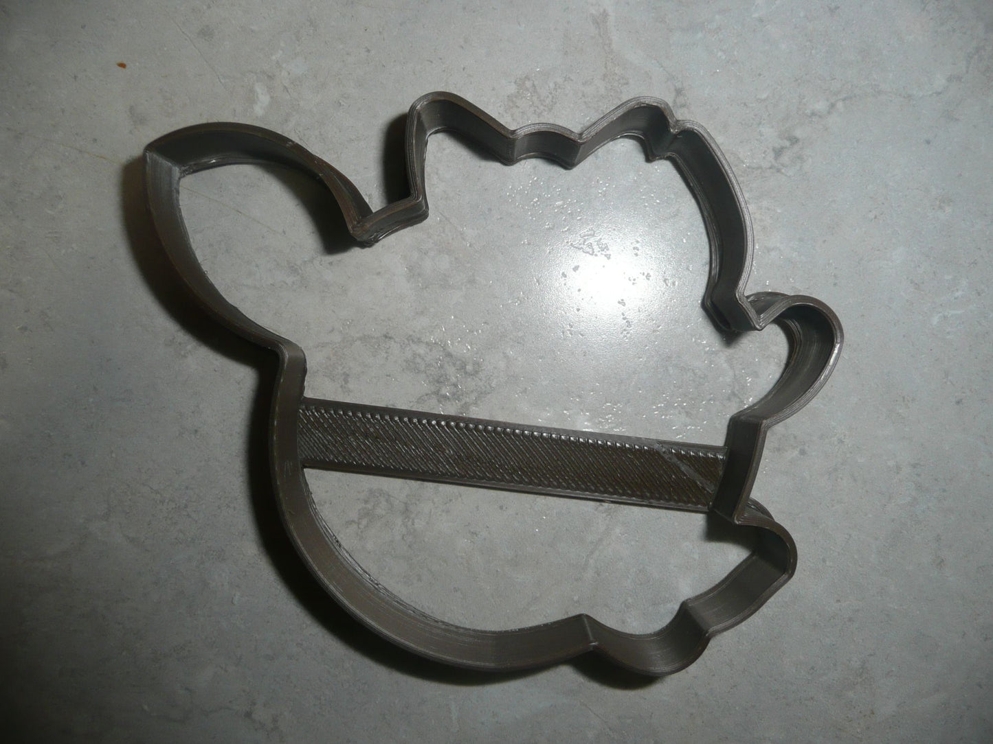 Clarice Girl Reindeer Face Outline Cartoon Cookie Cutter Made In USA PR3050