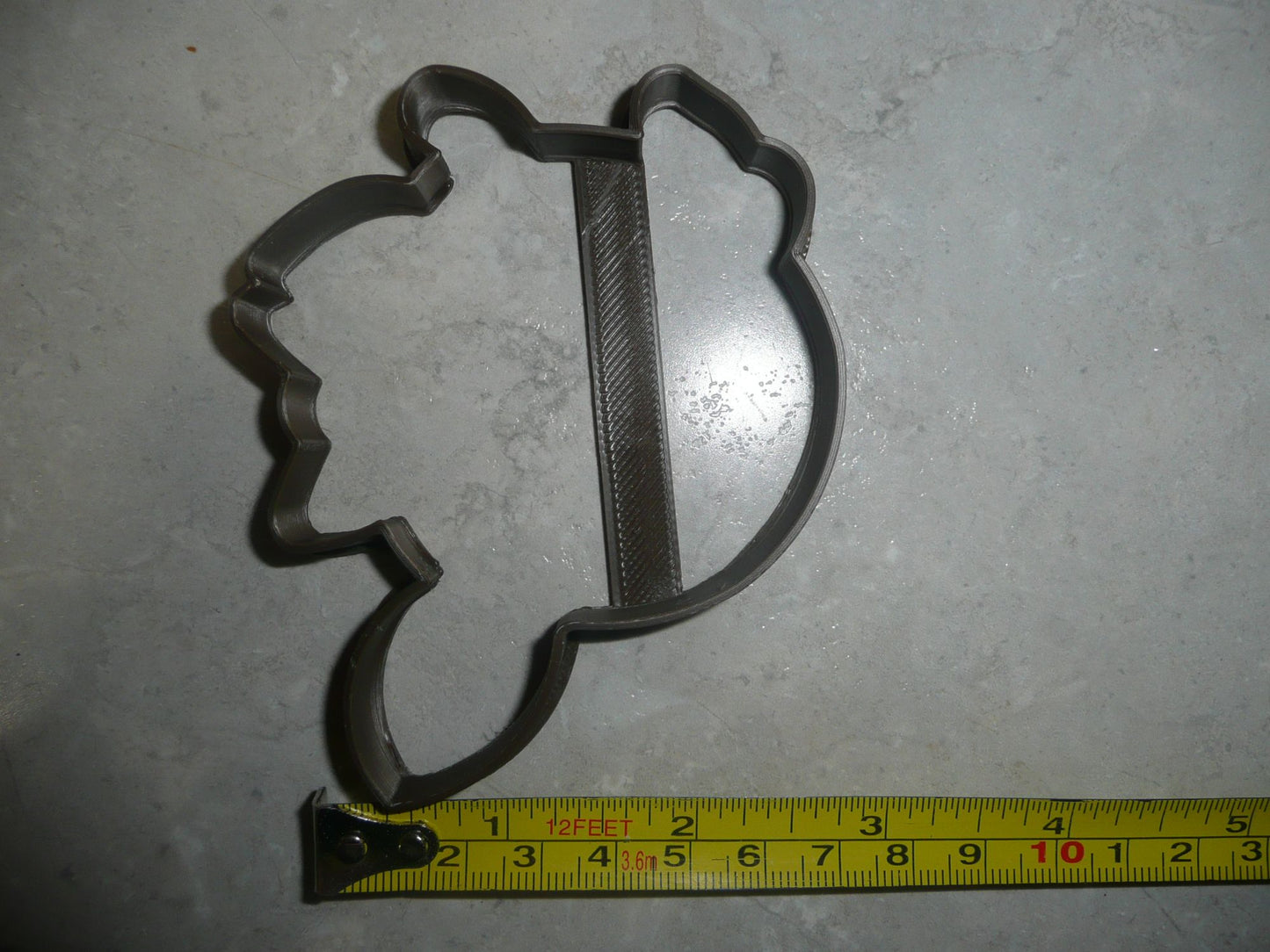 Clarice Girl Reindeer Face Outline Cartoon Cookie Cutter Made In USA PR3050