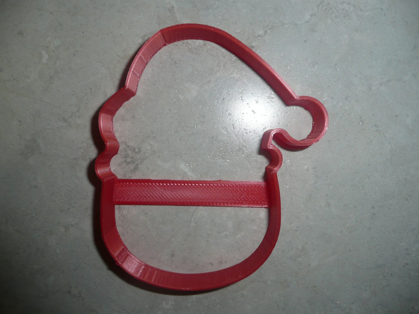 Santa Face Outline Rudolph Christmas Cartoon Cookie Cutter Made In USA PR3051