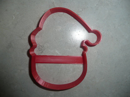 Santa Face Outline Rudolph Christmas Cartoon Cookie Cutter Made In USA PR3051