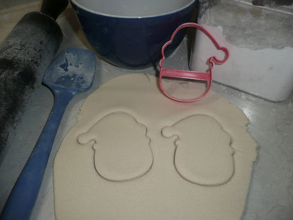 Santa Face Outline Rudolph Christmas Cartoon Cookie Cutter Made In USA PR3051