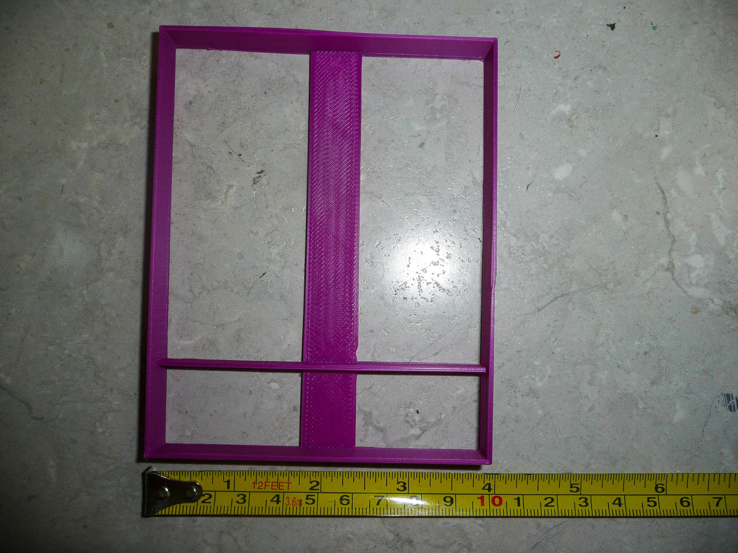 Rectangle Side Vertical Or Horizontal Divide Cookie Cutter Made In USA PR3042