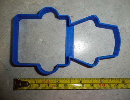 Boy Body With Square Head Hat Outline Kids Toy Cookie Cutter Made In USA PR3075