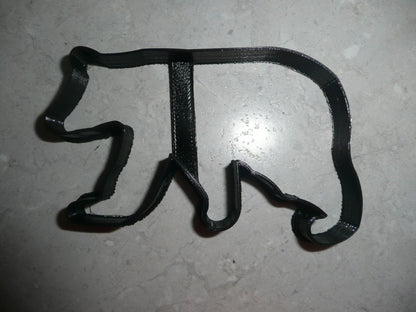 Bear Outline Black Brown Polar Bears Zoo Animal Cookie Cutter Made In USA PR2102