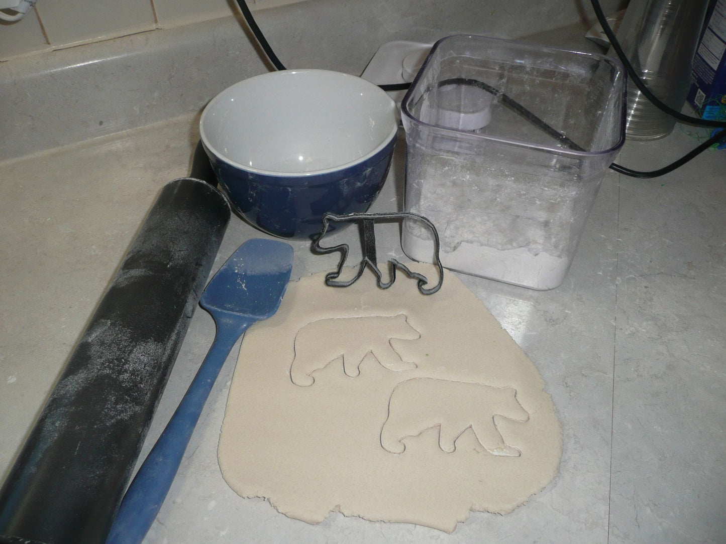 Bear Outline Black Brown Polar Bears Zoo Animal Cookie Cutter Made In USA PR2102