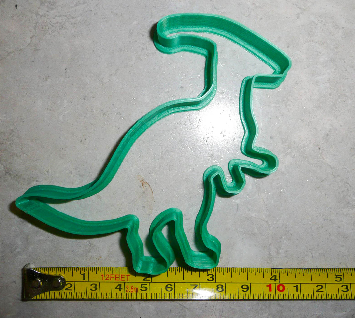 Parasaurolophus Dinosaur Outline Dino Lizard Cookie Cutter Made In USA PR2128
