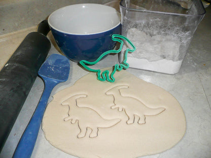 Parasaurolophus Dinosaur Outline Dino Lizard Cookie Cutter Made In USA PR2128
