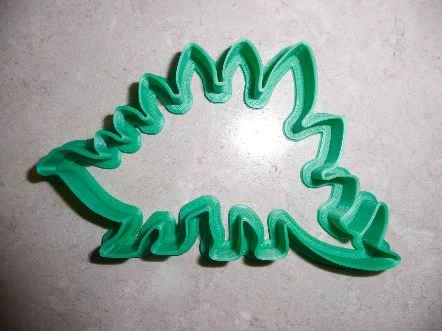 Stegosaurus Dinosaur Outline Spiked Dino Cookie Cutter Made In USA PR2131