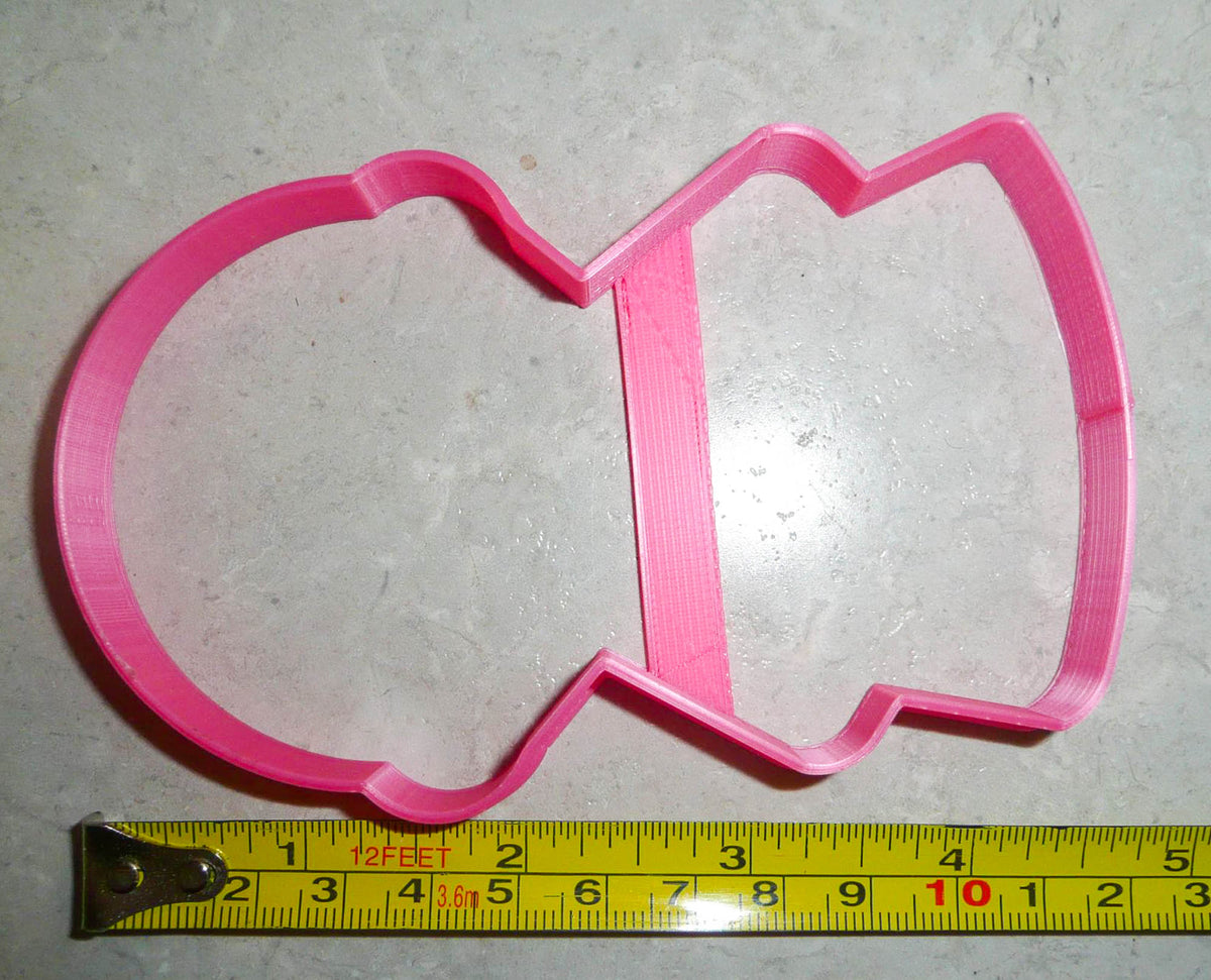 Girl Body Round Head Outline Vintage Kids Toy Cookie Cutter Made In USA PR3076