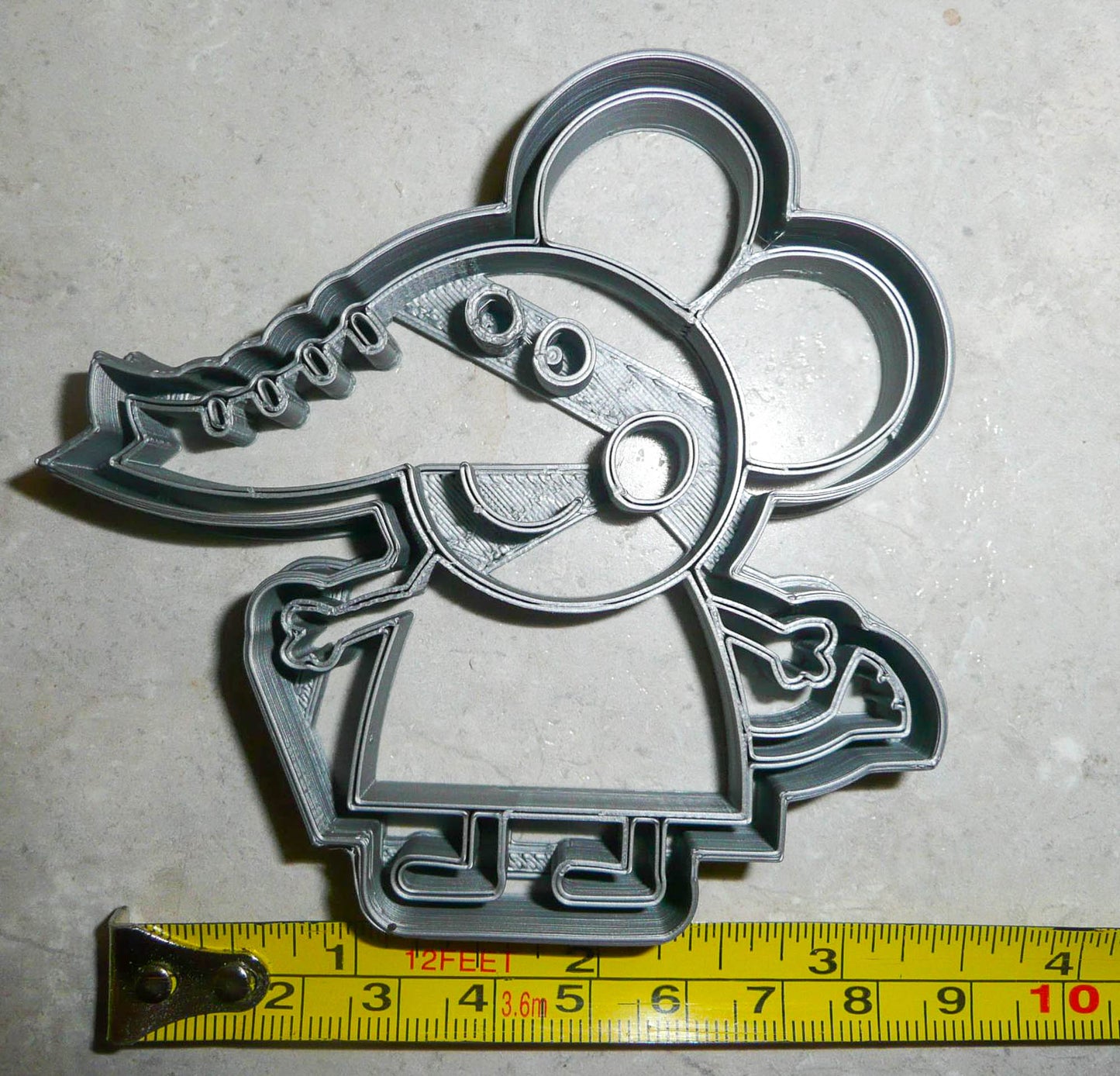 Emily Elephant Detailed Peppa Pig Cartoon Cookie Cutter Made In USA PR2643