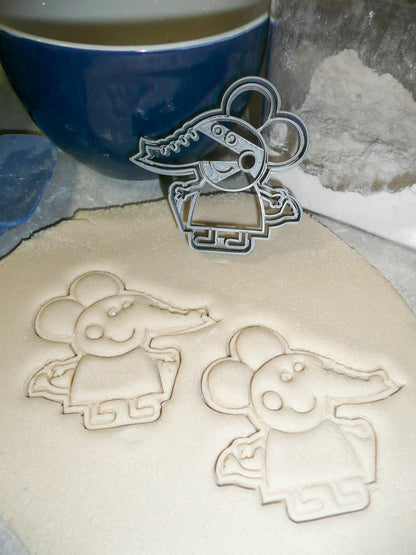 Emily Elephant Detailed Peppa Pig Cartoon Cookie Cutter Made In USA PR2643