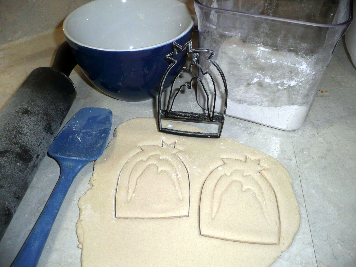 Nativity Manger Scene Baby Jesus Mary Joseph Cookie Cutter Made In USA PR3031