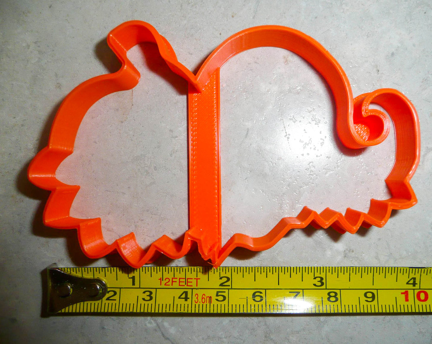 Seahorse Cartoon Style Small Marine Fish Cookie Cutter Made In USA PR3019