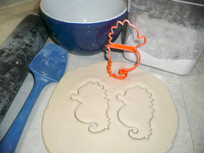 Seahorse Cartoon Style Small Marine Fish Cookie Cutter Made In USA PR3019