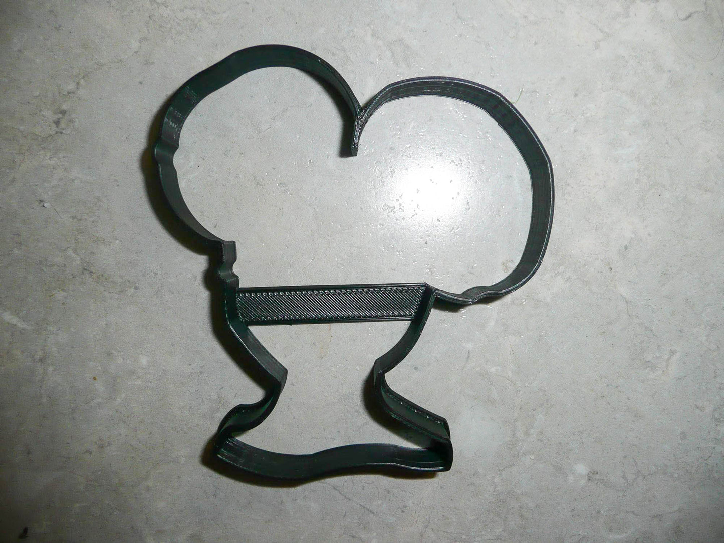 Girl With Afro Ponytails Natural Curls Cookie Cutter Made In USA PR3023
