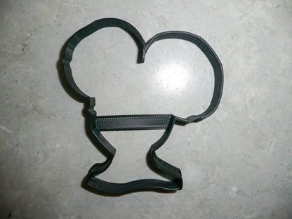 Girl With Afro Ponytails Natural Curls Cookie Cutter Made In USA PR3023