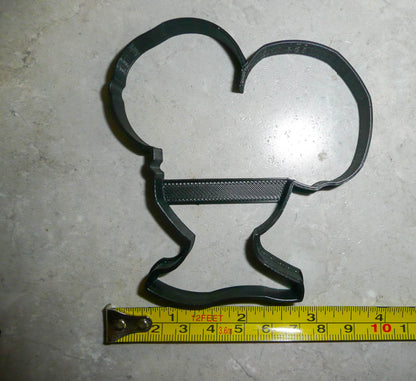 Girl With Afro Ponytails Natural Curls Cookie Cutter Made In USA PR3023