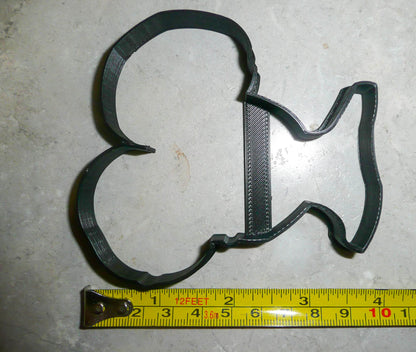 Girl With Afro Ponytails Natural Curls Cookie Cutter Made In USA PR3023