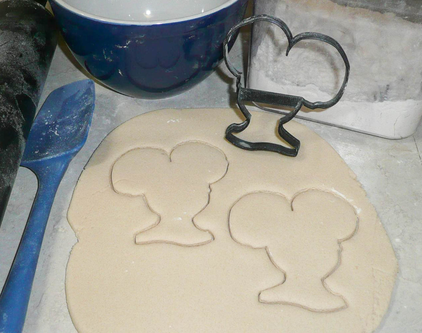 Girl With Afro Ponytails Natural Curls Cookie Cutter Made In USA PR3023