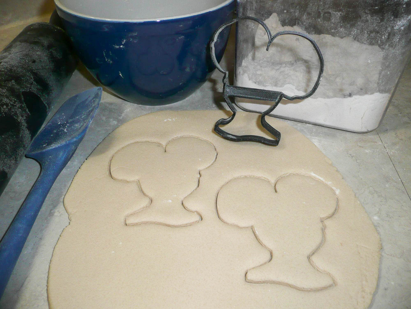 Girl With Afro Ponytails Natural Curls Cookie Cutter Made In USA PR3023