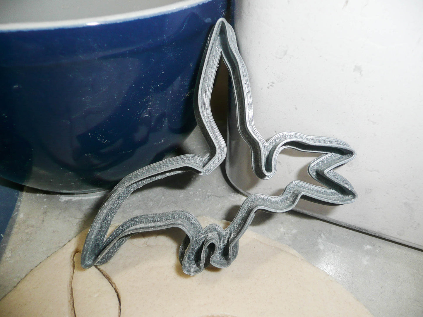 Pterodactyl Dinosaur Outline Flying Dino Cookie Cutter Made In USA PR2130