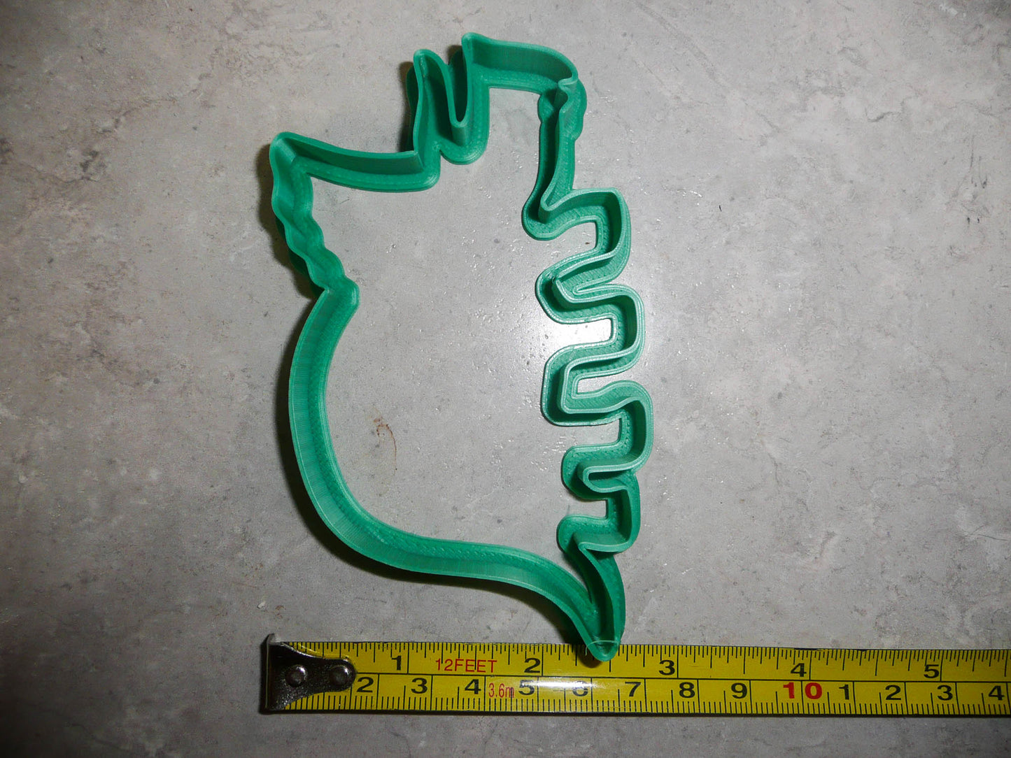 Styracosaurus Dinosaur Outline Spiked Dino Cookie Cutter Made In USA PR2132