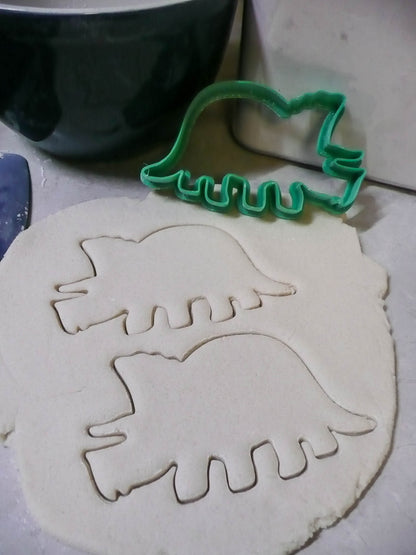 Styracosaurus Dinosaur Outline Spiked Dino Cookie Cutter Made In USA PR2132