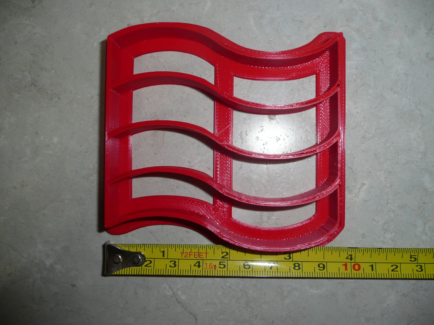 Bacon Strips Fried Pork Breakfast Sandwich Food Cookie Cutter Made In USA PR2175