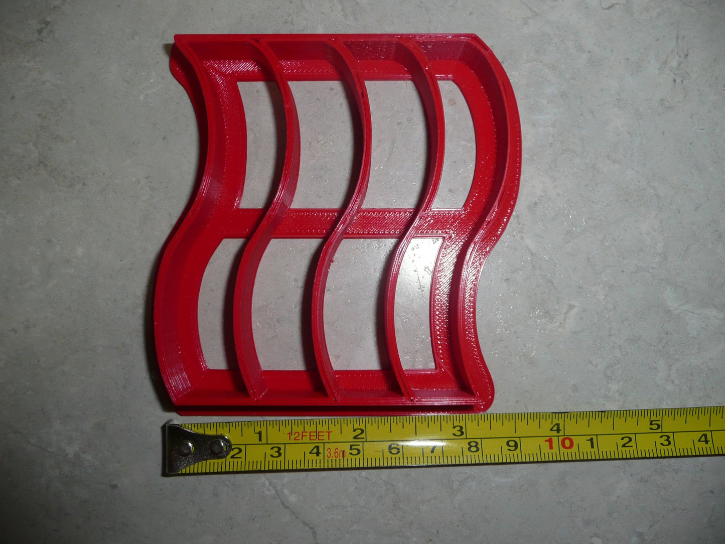 Bacon Strips Fried Pork Breakfast Sandwich Food Cookie Cutter Made In USA PR2175