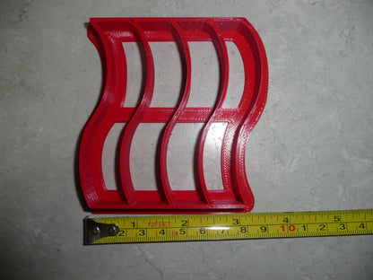 Bacon Strips Fried Pork Breakfast Sandwich Food Cookie Cutter Made In USA PR2175
