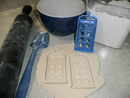 TARDIS Time Machine Spacecraft Dr Who Sci Fi TV Cookie Cutter Made In USA PR2278