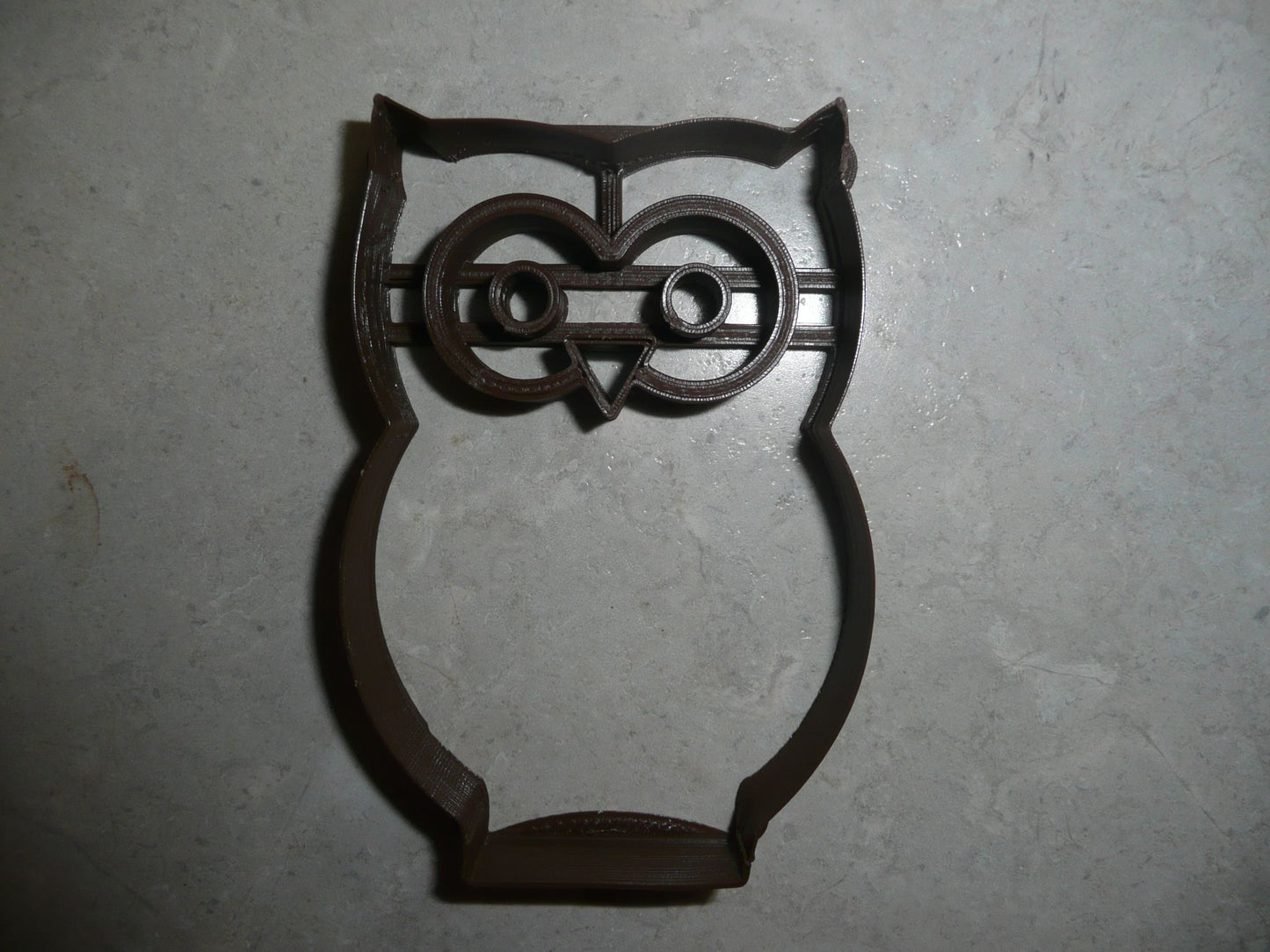 Owl Nocturnal Bird Of Prey Large Eyes Cookie Cutter Made In USA PR436