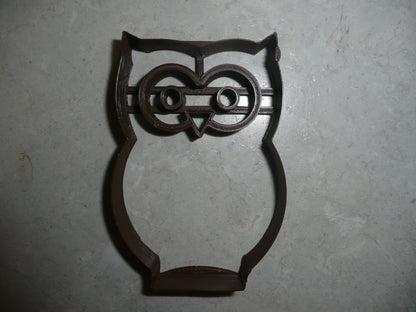 Owl Nocturnal Bird Of Prey Large Eyes Cookie Cutter Made In USA PR436